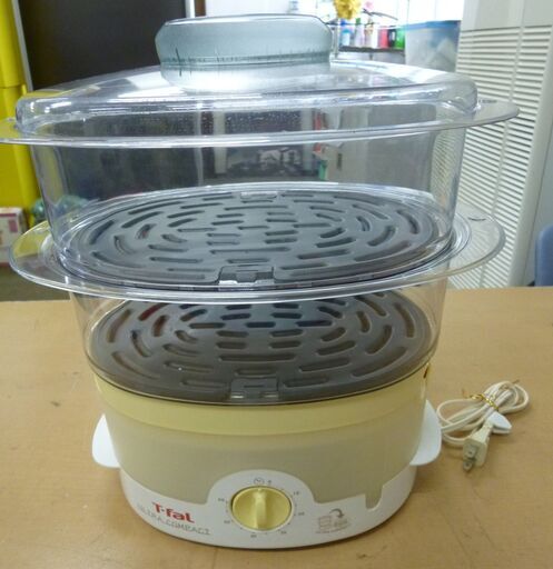 ◆お引取り限定/三重県/値引不可(値引きコメント返信不可)◆  中古 T-fal ウルトラコンパクト 蒸し器[G-29]