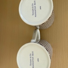 【受取者決まりました】ティファニー　マンハッタンブルー　マグカップ靴/バッグ バッグ ポーチの画像