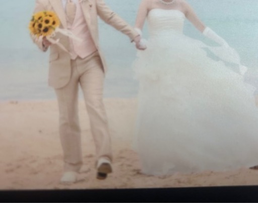 【値下げ】ウェディングドレス、タキシードセット