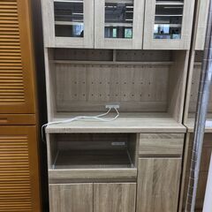 ☆ジモティ割あり☆ 食器棚 W90×D41×H183 クリーニング済み SJ5449