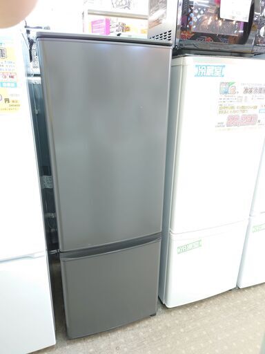 安心の除菌洗浄済三菱 2ドア冷蔵庫 JMR-P17H 2022年製 保証有り【愛千143】