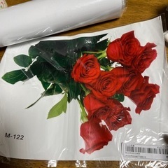 薔薇　花　簡単貼り付けウォールステッカー10枚の画像