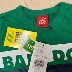新品　タグ付き　ベビードール　キッズ　Tシャツ　110サイズの画像