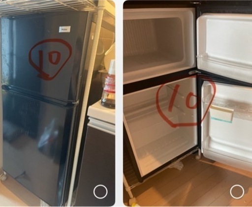 【最終値下げ】一人暮らし用品一式 10点（洗濯機、冷蔵庫、テレビ、ベット、ソファー、テーブル、棚、ライト）