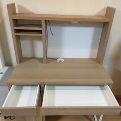 MICKE ミッケ 学習机（LEDライト付き）の画像