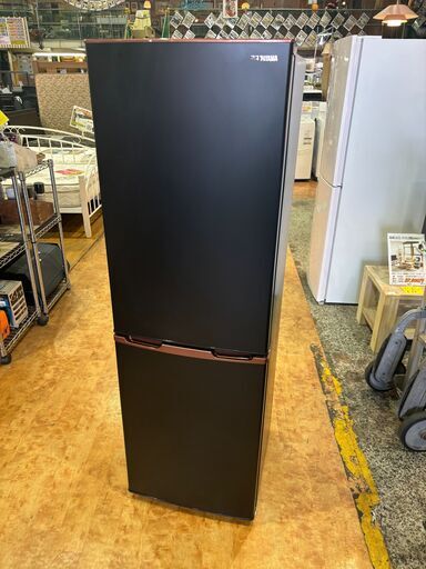 ✨安心の除菌洗浄済✨アイリスオーヤマ 2021年製 162L 2ドア冷蔵庫 IRSE-H16A-B【愛市IR016461-104】