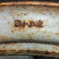 昭和レトロ　当時物　希少品　スバル　軽自動車用　純正ホイール　4本セット　12インチ　の画像