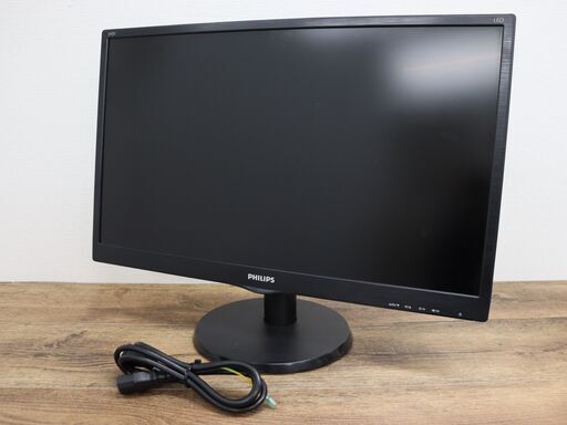 【11/23再出品U】≪G064ジ限≫ 通電OK PHILIPS/フィリップス 液晶モニター 243V5QHABA/11 23.6インチ 2017年製 コンピュータ/周辺機器/液晶モニター/LED 現状品