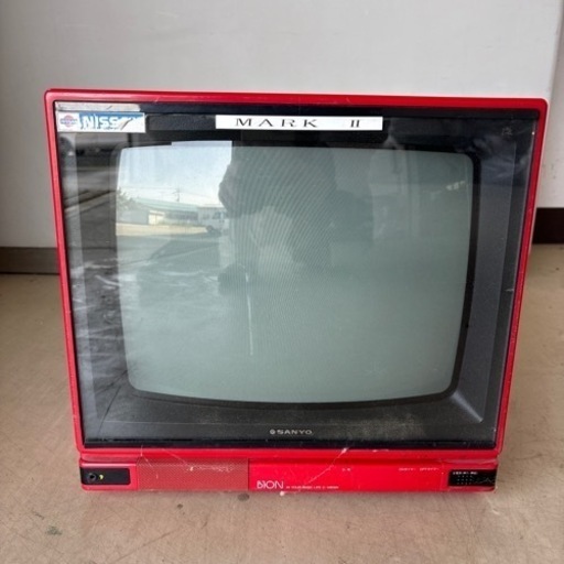 SANYO サンヨーブラウン管テレビ C-14B10N 家電テレビ (なか) 伊達の