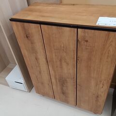 ★ジモティ割あり★  シューズボックス ブラウン W74×D36...