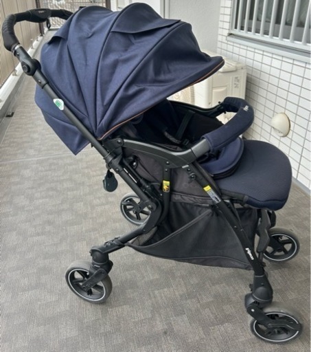 【値下げ】pigeon ランフィリノン RB2L ネイビー A型ベビーカー