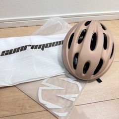 子供用自転車ヘルメット⛑️52-56cm  ベージュ キッズ用