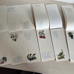 便箋30枚綴り　15冊！！縦書き　ボタニカルアート（植物画）の画像