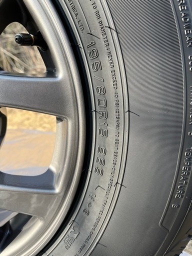 ジムニーシエラ　純正タイヤ　ホイール付き4本＋スペアタイヤセット　新車外し