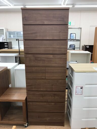 ★ジモティ割あり★ 中村敬木工 タワーチェスト ブラウン H177×W60×D39 クリーニング済み KJ4881