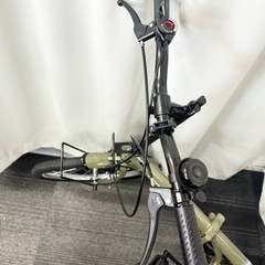 未使用品】折り畳み自転車 6段ギア 少し傷あり カゴ付き 20インチ MOBIMAX