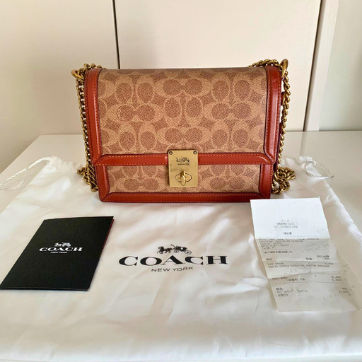 COACH 3492 ハットン ショルダー バッグ シグネチャー キャンバス
