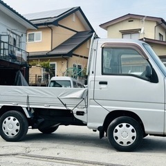 スバルサンバートラックTC 4WD 平成15年 車検令和8年3月までパワステエアコン付き 5MT★走行134000KMタイミングベルト交換の画像