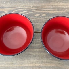 お椀２個⭐︎の画像