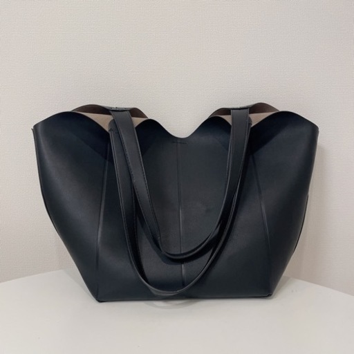 【引渡予定者有】美品　ZARA ザラ トートバッグ ブラック