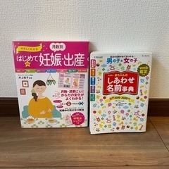 赤ちゃんの名前事典、妊娠についての本