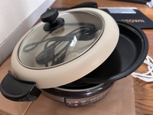 美品！ 象印 zojirushi キッチン家電 電機鍋　グリルなべ ホットプレート