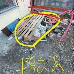【4月中希望】塀の解体、庭の整地、残置物処理の画像