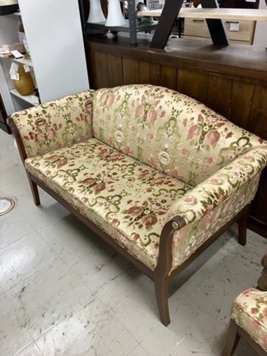 取引場所 南観音 K2404-420 MARUNI 2人掛けソファ 地中海シリーズ 汚れ キズあり