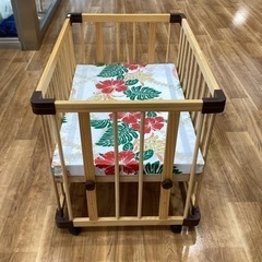 ベビーベッド【町田市再生家具】　240165の画像
