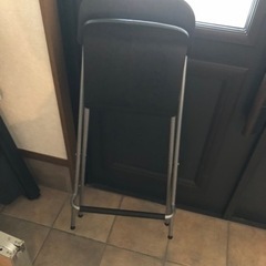 カウンターチェア　折りたたみの画像