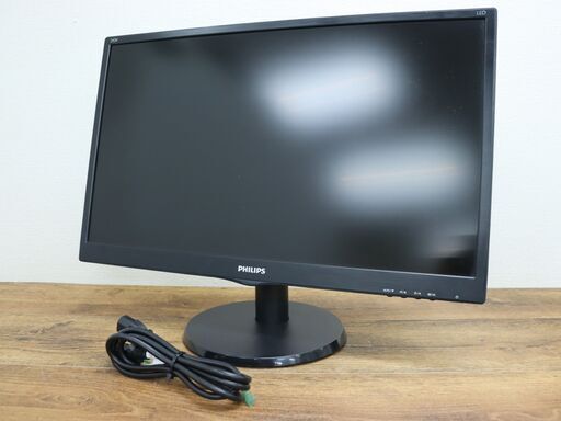 【11/23再出品U】≪G067ジ限≫ 通電OK PHILIPS/フィリップス 液晶モニター 243V5QHABA/11 23.6インチ 2017年製 コンピュータ/周辺機器/液晶モニター/LED 現状品