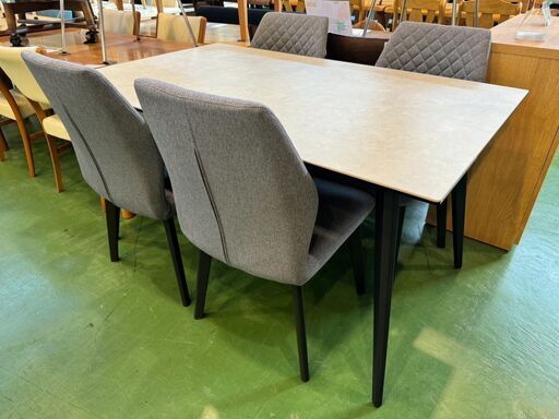 【愛品館八千代店】DULTON　ダルトン　ダイニング5点セット　ダルトン140SRT　ダルトンC