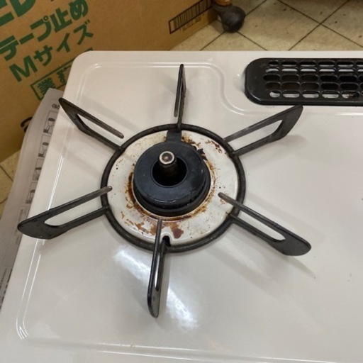 中古 リンナイ Rinnai LPガス用ガスコンロ RTE597BE 12A・13A ガステーブル 生活家電 キッチン家電