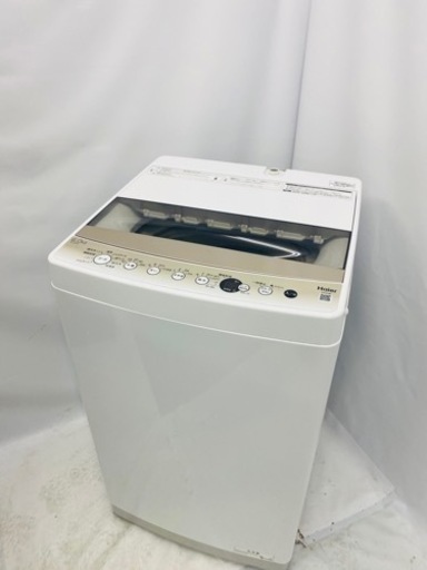 【ハイアール】全自動洗濯機 6.0kg JW-C60GK 2021年 お急ぎコース10分洗濯 香アップコース チャイルドロック 家電 生活家電 洗濯機