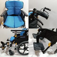 【成約済】松永製作所/マツナガ/車椅子/ノーパンクタイヤ仕様/NEXT-60B/MATSUNAGA/車イス/NEXT CORE/ネクストコア/折りたたみ/介護/介助/E1DP0501の画像