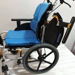 【成約済】松永製作所/マツナガ/車椅子/ノーパンクタイヤ仕様/NEXT-60B/MATSUNAGA/車イス/NEXT CORE/ネクストコア/折りたたみ/介護/介助/E1DP0501の画像