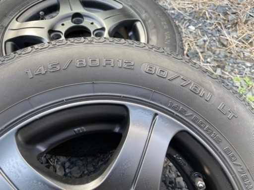 ホイール＆タイヤセット】軽バン バモス 等145/80r12 80/78N LT 12×4.0J ＋40 2022年製 ヨコハマ SU