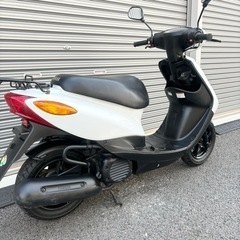 2619.高年式FIモデル　ジョグDX バッテリー新品、サイスタ付属　ディスクブレーキ　千葉県柏市　即日配送、自走引き取りも可能の画像