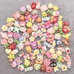 【着剤おまけ】まとめ売り　ネイル　レジン　デコパーツ 100個