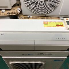 K05248　三菱　2017年製　中古エアコン　主に18畳用　冷房能力　5.6KW ／ 暖房能力　6.7KW