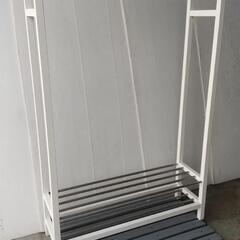 ☆IKEAハンガーラック 棚有り 白☆