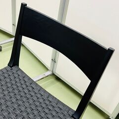 【新品 未使用品】関家具 デスクチェア フロッグ ダイニングチェア ブラック 黒 おしゃれ 参考価格22800円(ZNG)の画像