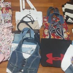 ハンドメイド　絵本バック　上履き入れ　ランチバック