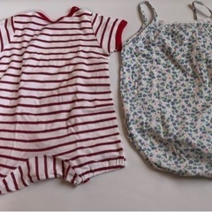80センチ　ベビー服　ロンパース　女の子　夏　子供用品 ベビー用品 ベビー服の画像