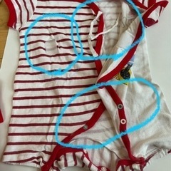 80センチ　ベビー服　ロンパース　女の子　夏　子供用品 ベビー用品 ベビー服の画像