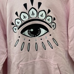 KENZO刺繍フードパーカーの画像