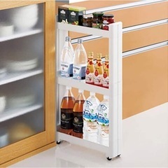 ニトリ　スマートワゴン　幅10 の画像