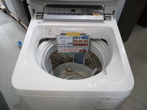 配送可【パナソニック】7K洗濯機★2016年製　分解クリーニング済/3ヶ月保証付　管理番号11504