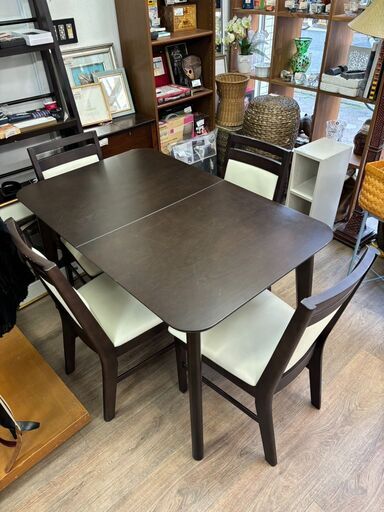 【レガストック江東店】 ニトリ 伸長式ダイニングテーブルセット