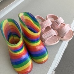 ベビー✨15cmサンダル&14cm長靴の画像